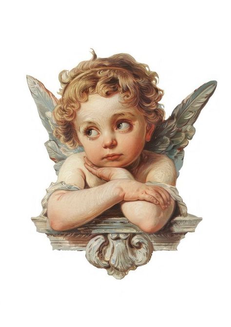 Angelic Eyes Drawing, Art Ference, Two Angels Aesthetic, Cherubs Aesthetic, Angel Astethic, Old Illustration Vintage, Angels Graphic Design, Renesans Art, Baby Angel Drawing