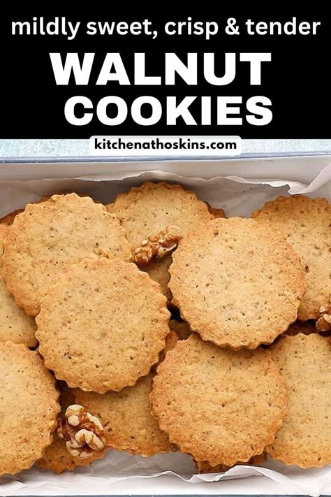 Cookies No Eggs, Shortbread Cookie Recipes, Easy Shortbread Cookies, Easy Shortbread Cookie Recipe, Walnut Cookie Recipes, Using Almond Flour, Easy Shortbread, Smoothies For Breakfast, Shortbread Cookies Easy