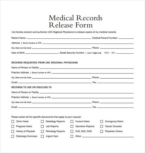 release of medical records form Form Example, Policy Template, Legal Forms, Cover Letter Sample, Form Template, Letter Example, Free Medical, Letter Sample, Medical Records