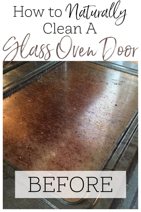 Learn how to clean a glass oven door to remove brown stains and baked on food. This method for cleaning an oven door uses one simple, natural ingredient: baking soda. Baking Soda Peroxide Dawn Cleaner, How To Clean Over Glass Door, Diy Oven Cleaner For Self Cleaning Oven, Clean Oven Glass Door With Aluminum Foil, Cleaning Inside Oven Glass Door, Clean Oven Door Glass Baking Soda, How To Clean The Inside Glass Of An Oven, How To Clean The Oven Glass Door, Stove Cleaning Hacks Baking Soda