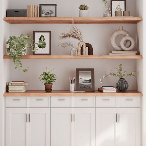 Do you need more storage options but don't have any spare space? This wall shelf in rustic style is the perfect solution. Durable construction: The wall shelf is made of solid oak wood, which is a beautiful natural material. Oak wood has a medium brown color and a dense grain, contributing to its unique look. Due to the hinge design, it can be folded and stored in narrow spaces.Versatile applications: Besides a shelf, this storage shelf can be combined with different bases according to your need Oak Wall Shelves, Shelf Light, Shelf Board, Wall Shelves & Ledges, Retail Shelving, Shelf Lighting, Bathroom Top, Estantes Flotantes, Store Fixtures