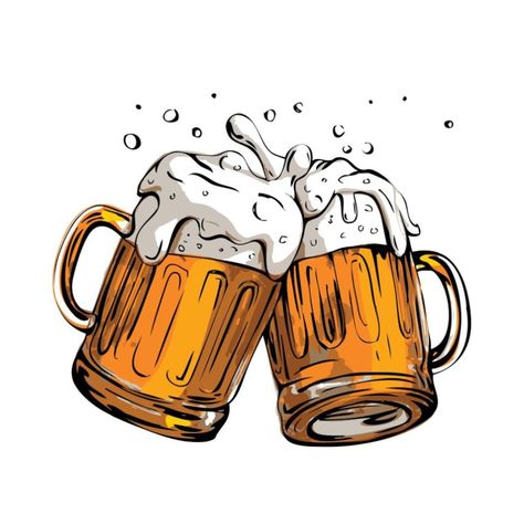 Cheers to Friends beer SVG digital download. Vector illustration of beer, mug, and clink glasses. Suitable for t-shirts, mugs, and other Beer Cartoon, Own Logo Design, Badge Logo Design, Coffee Quote Svg, Beer Icon, Beer Stickers, Beer Cheers, Boda Mexicana, Quilting Templates