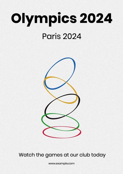 2024 Olympics poster template | premium image by rawpixel.com / Baifern Olympic Illustration, Olympics Illustration, Spiral Poster, Olympics Poster, Olympic Poster, Olympics Graphics, Olympic Theme, 2024 Olympics, Retail Interior Design