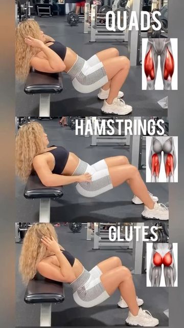 Corp Perfect, Quads And Hamstrings, Buttocks Workout, Leg And Glute Workout, Trening Fitness, Mindset Tips, Full Body Gym Workout, Gym Room, Workout Without Gym