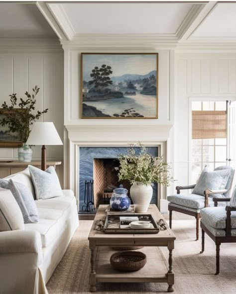 Southern Living Rooms, English Interior Design, Colonial Living Room, Texas Interior Design, Southern Interior, Southern Home Interior, Rockwall Texas, Farmhouse Interior Design, Nancy Meyers