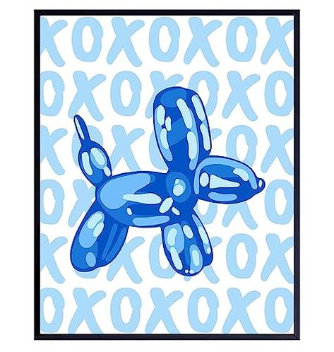 Wall Posters Aesthetic Blue, Preppy Blue Wall Art, Light Blue Posters Aesthetic, Cute Blue Posters, Blue Room Wall Decor, Blue Wall Prints Aesthetic, Blue Aesthetic Things, Blue Room Inspo Aesthetic, Cute Posters For Room