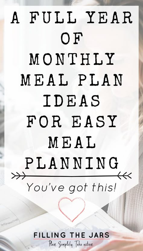 Meals For A Month Menu Planning, Dinner Menu Planning, Monthly Meal Plan, Meal Plan Ideas, Easy Meal Planning, Weekly Dinner Menu, Dinner Planner, Monthly Menu, Balanced Meal Plan