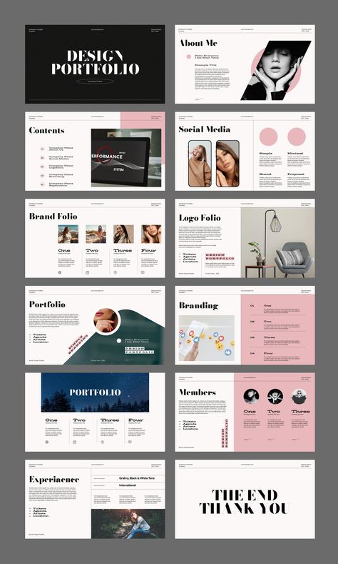 . A minimalist, clean and elegant template that will showcase your work in the best possible way. Perfect for designers, photographers, artists, and creatives of all Elegant Presentation Template, Ppt Minimalist Design, Design Portfolio Presentation, Ppt Template Design, Elegant Template, Elegant Presentation, Portfolio Presentation, Ticket Design, Brand Assets