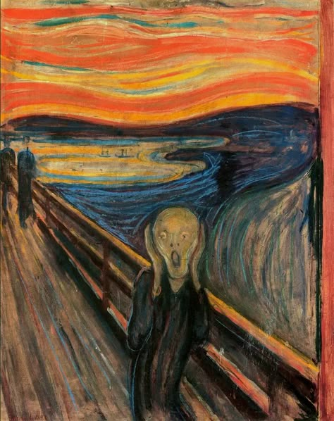 The Scream Painting, Scream Painting, Le Cri, The Scream, Caspar David Friedrich, Edvard Munch, John James Audubon, Hur Man Målar, Popular Art