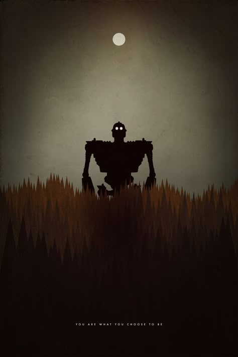 Iron Giant, Giant Poster, The Iron Giant, Amoled Wallpapers, Alternative Movie Posters, Giant Robots, Movie Wallpapers, Robots Concept, Robot Art