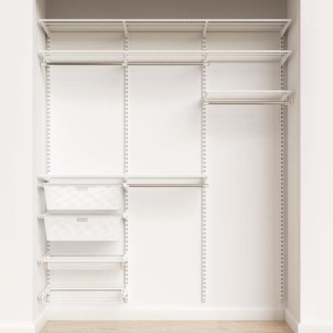 Affordable Closet Systems, Container Store Closet, Elfa Closet, Closet Solutions, Closet Redo, Elfa Shelving, Closet Rods, Reach In Closet, No Closet Solutions