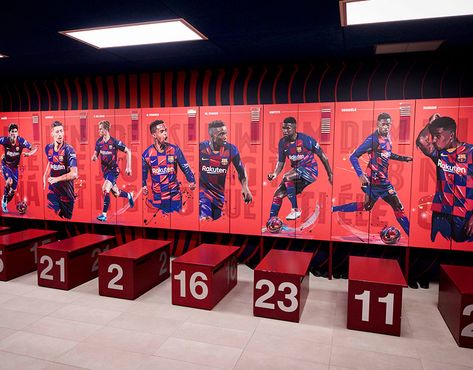 NBA- ENTERBAY on Behance Athletic Locker, Soccer Locker, Soccer Decor, Hockey World Cup, Locker Designs, Nba Tv, The Locker Room, Camp Nou, Sports Bar