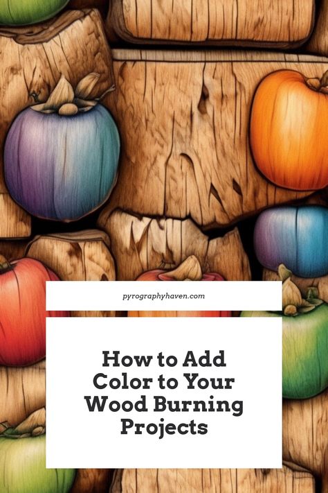 Discover how to transform ordinary wood burning into breathtaking, colorful masterpieces that will make your artwork pop and leave everyone in awe! Wood Burning Tips, Wood Burning Projects, Wood Burn Designs, Woodburning Projects, Wood Stains, Pigment Powder, Decorative Wood, Types Of Painting, Alcohol Inks