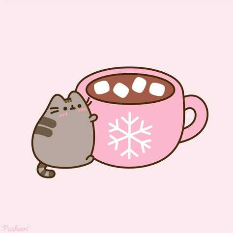 Pusheen Winter, Pusheen Christmas, Pink Pusheen, Pusheen Merchandise, Pusheen Love, Pusheen Cute, Pusheen The Cat, Cute Easy Doodles, Pusheen Cat