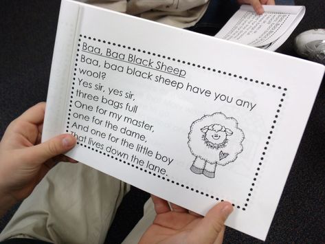 Fluency Friday, Daily 5, My Classroom, Nursery Rhyme, Black Sheep, Literacy Centers, Work Ideas, Nursery Rhymes, 1st Grade