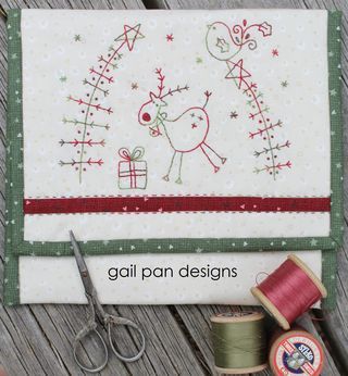 Free Reindeer Holiday Redwork Pattern Gail Pan Designs, Primitive Embroidery Patterns, Christmas Embroidery Ideas, Redwork Embroidery Patterns, Redwork Embroidery Designs, Christmas Hand Embroidery, Primitive Embroidery, Redwork Patterns, Holiday Cross Stitch Patterns