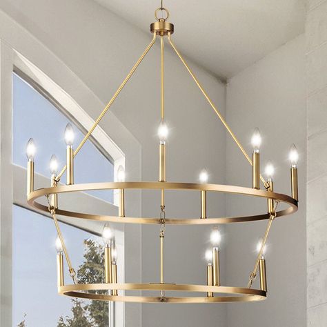 Entryway chandelier foyers