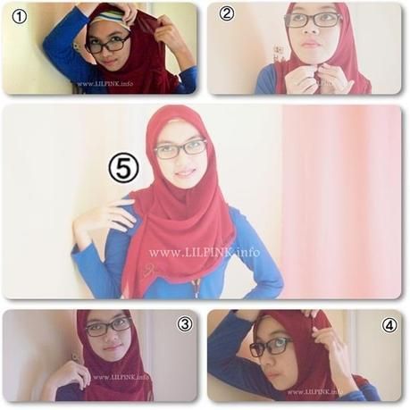 Tutorial: 5 Easy-to-Wear Square Hijab Styles in Photos Square Hijab Tutorial, Wearing Hijab, Glasses For Your Face Shape, Square Hijab, Simple Hijab, Hijab Styles, Chiffon Scarf, Hijab Tutorial, Photo Tutorial