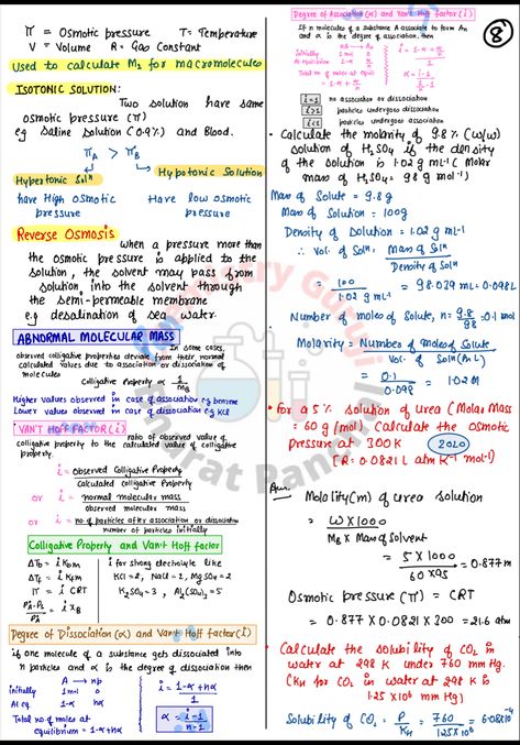 Solutions Class 12 Chemistry Short Notes, Chemical Bonding Notes Class 11, Solutions Class 12 Chemistry Notes, Neet Inspiration, Organic Notes, Chemistry Flashcards, Chemistry Song, Chemistry Formulas, Physics Tricks