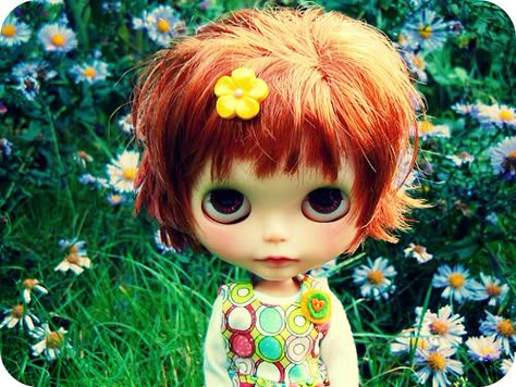 Twee Aesthetic, Blythe Dolls Cute, Dolls Aesthetic, Whimsical Characters, Weird Girl, Doll Aesthetic, Dolls Art, Poses References, Orange Hair