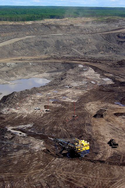 Suncor Steepbank Mine, Athabaska tar sands | Flickr - Photo Sharing! Digital Dystopia, Place Reference, Sand Logo, Prototype 2, Tar Sands, Sand Pictures, Kabul Afghanistan, Environmental Problem, Mining Equipment