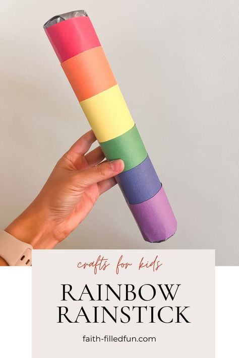 rainbow rainstick craft for kids noah's ark craft Rainstick Craft For Kids, Noah's Ark Activities For Kids, Musical Instrument Craft, Rainstick Craft, Toddler Bible Crafts, Noahs Ark Preschool, Noahs Ark Activities, Preschool Sunday School Lessons, Kindergarten Sunday School