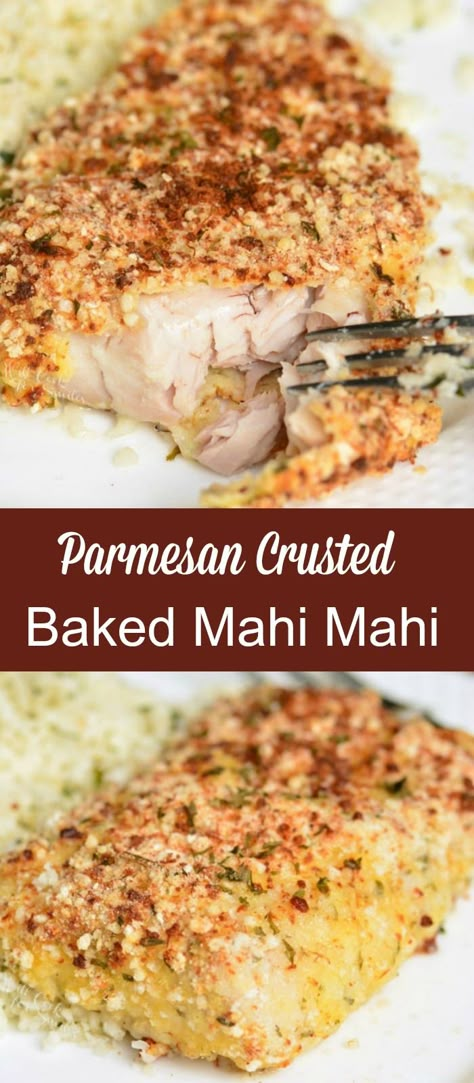 Mahi And Shrimp Recipes, Mahi Mahi And Shrimp Recipes, Dinner Ideas With Mahi Mahi, Crispy Mahi Mahi Recipes, Parmesan Crusted Mahi Mahi Air Fryer, Recipes With Mahi Mahi, Recipe Mahi Mahi, Panko Crusted Mahi Mahi Recipes, Mahi Mahi Seasoning Baked