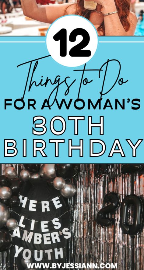 Things to Do for a Woman’s 30th Birthday – 12 Dirty 30 Ideas for Her 30th Birthday Plans, 30th Bday Party Women, 30th Birthday Ideas For Women Photoshoot At Home, Girls 30th Birthday Ideas, 30 And Thriving Birthday, What To Do For 30th Birthday, Things To Do For 30th Birthday, Thirty Birthday Ideas Turning 30 Women, Birthday Ideas For Women Photoshoot