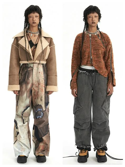 Avant Apocalypse Fashion, Conceptual Fashion, Futuristic Fashion, Streetwear Fashion Women, Mode Inspiration, Look Cool, Costume Design, Aesthetic Clothes, Streetwear Fashion