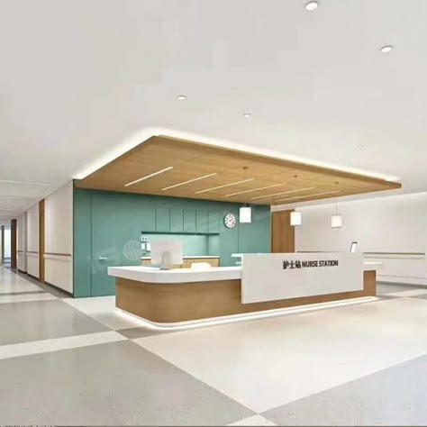 Hospital Clinic Furniture Nurse Station Reception Desk Nurse Station Design, Hospital Nurse Station, Clinic Furniture, Hospital Lobby, Nurse Station, Medical Clinic Design, Hospital Reception, Hospital Design Architecture, Medical Furniture