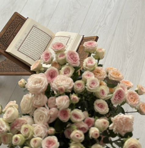 Islam Pink Aesthetic, Quran Aesthetic, Religious Wallpaper, Best Names, Weather Quotes, Iphone Instagram, Book Flowers, Best Friends Shoot, Islamic Artwork