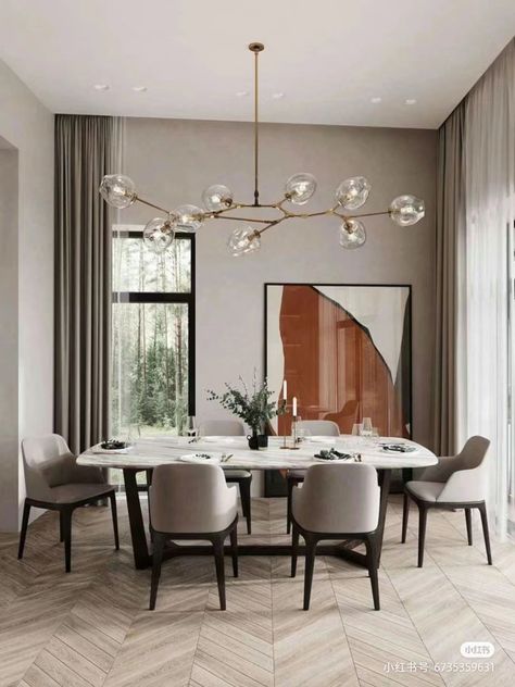 Contemporary Dining Room Design, Interior Design Dining, Dining Interior, Dining Room Design Modern, Dinning Room Design, Interior Design Dining Room, Dining Room Interiors, Contemporary Dining Room, Home Design Living Room