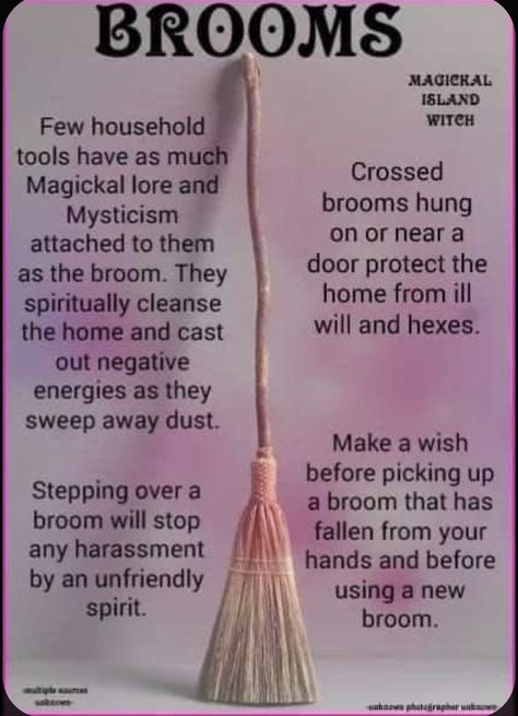 Witches Broomsticks, Witch Tools, Wiccan Magic, Witch Stuff, Witch Spirituality, Magic Spell Book, Magic Quotes, Wiccan Witch, Eclectic Witch