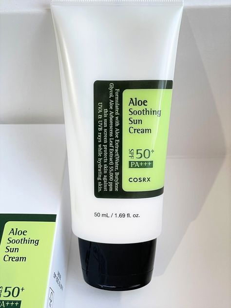 COSRX Aloe Soothing Sun Cream Cosrx Aloe Sunscreen, Cosrx Aloe Soothing Sun Cream, Suns Cream, Cosrx Sunscreen, Bangkok University, Sun Block Cream, Aloe Sunscreen, Pingu Pingu, Sunscreen Product