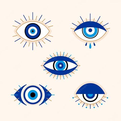 Eye Icon, Evil Eye Symbol, Evil Eye Art, Eye Designs, Eye Illustration, Evil Eye Design, Eye Symbol, Punch Needle Patterns, Magic Cards