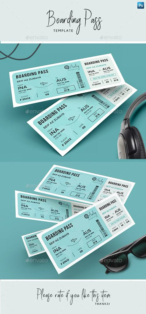 Surprise Vacation Reveal, Boarding Pass Invitation Template, Airport Logo, Airport Tickets, Airlines Branding, Boarding Pass Invitation, Boarding Pass Template, Gala Ideas, Travel Tickets