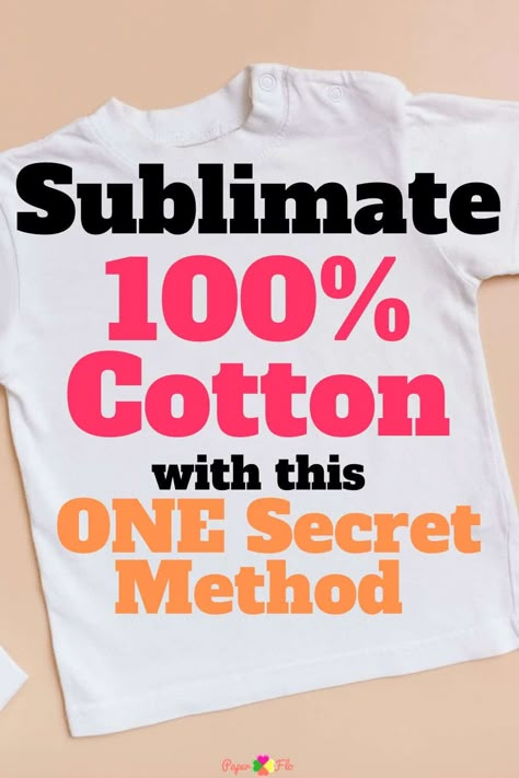 Overhead view of a cotton baby t-shirt Sublimation Business, Sublimation Craft Ideas, Sublimation On Cotton, Sublimation On Cotton T Shirts, How To Sublimate On Cotton, Sublimation Tips And Tricks, Playful Cotton T-shirt With Sublimation Print, Unisex Cotton T-shirt With Sublimation Print, Sublimation On Wood