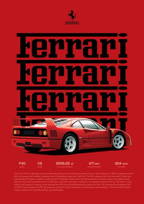 Best Posters For Room, Car Posters Wallpaper, Cool Aesthetic Posters, Car Wall Posters, Ferrari Advertisement, F1 Typography, Ferrari Poster F1, Cars Poster Design, Car Poster Wallpaper