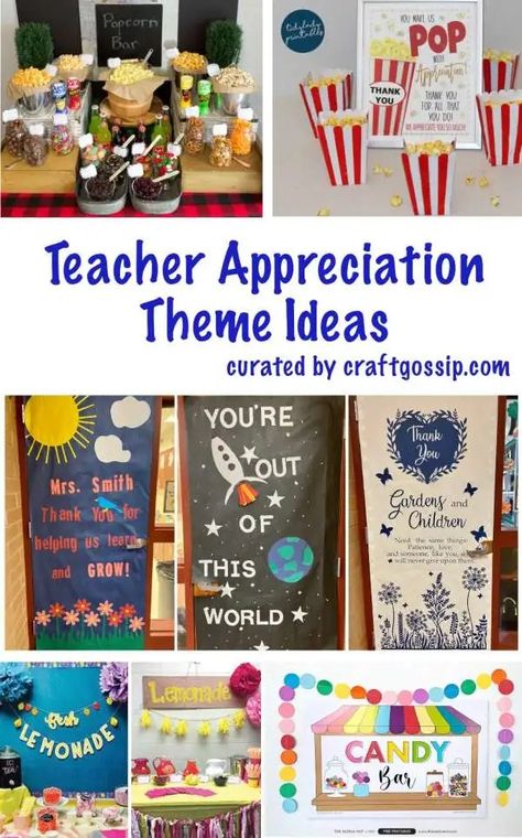 Education Week Ideas Teachers, Catholic Schools Week Teacher Appreciation, Teacher Party Theme, Teacher Allreciation Week Ideas, April Staff Appreciation Ideas, Teacher Appreciation Week Daily Gifts, New Teacher Shower Ideas, Classified Appreciation Week Ideas, Teacher Appreciation Week Themes 2024