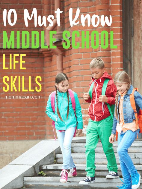 Life Skills For High School Students, Life Skills For Middle Schoolers, Life Skills Middle School, Middle School Life Skills, Kids Clothes Organization, Middle School Life, Life Skills Class, Raising Daughters, Age Appropriate Chores