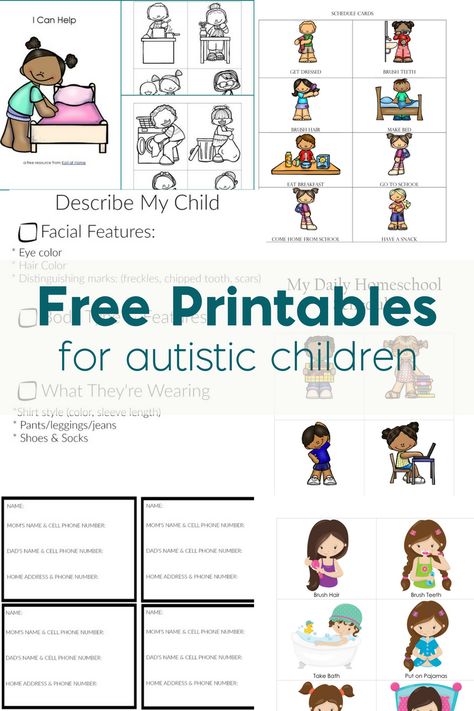 Are you in need of free printables for autistic children? Be sure to check out my free resources! Diy Water Table, Diy Floating Deck, Verbal Behavior, Planning School, Free Homeschool Printables, Diy Mothers Day, Floating Deck, Diy Fountain, Visual Supports