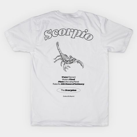 Zodiac Designs, Scorpio Zodiac, Design T Shirt, Fit Inspo, Zodiac Signs, V Neck T Shirt, Graphic T Shirt, Dj, Tshirt Designs