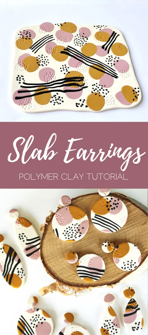 Polymer Clay Creations How To Make, How To Polymer Clay Tutorials, Sculpey Clay Earrings Diy, Clay Earring Ideas Easy, Clay Jewelry Diy How To Make, Polymer Clay Earrings Diy How To Make, Best Clay For Jewelry, Sculpey Earrings Diy, How To Make Clay Earrings Diy