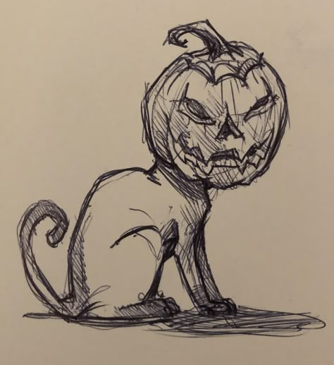 Halloween To Draw, Cool Things To Draw Halloween, Inktober Ideas Sketches, Sketch Ideas Halloween, Halloween Art Sketches, Starter Sketches, Spooky Halloween Drawings Easy, Drawing Fall Ideas, 2d Drawings Ideas