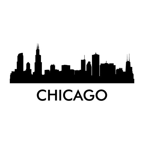 Chicago Skyline Drawing, Chicago Drawing, Chicago Skyline Tattoo, Chicago Skyline Silhouette, Project Themes, Chicago Painting, Chicago Bean, Skyline Tattoo, Formal Cooler Ideas