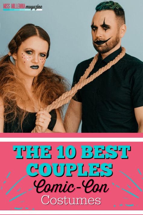 Not sure what you and your partner will wear at the next Comic-Con? Don't worry! These are the 10 best couples Comic-Con costumes out there. Couples Comic Con Costumes, Comic Con Couple Costumes, Comiccon Costume Ideas, Comic Con Outfits For Women, Comic Con Costumes For Women, Jurassic Park Characters, Comicon Costume, Comic Con Outfits, Costumes 2023