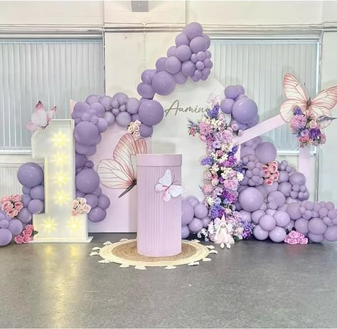 Pastel Purple Balloons- Double Stuffed Lavender Balloons Different Sizes 18 12 10 5 Inches for Garland Arch, Light Purple Balloons for Birthday Baby Shower Gender Reveal Wedding Party Decoration #ad #amazon #amazoninfluencer #purple #balloons #gardland #party #inspo #butterflies #pink #girl #birthday #oneyear Butterfly Balloon Arch, Purple Baby Shower Decorations, Lavender Balloons, Butterfly Birthday Decorations, Purple Party Decorations, Butterfly Balloon, Butterfly Birthday Party Decorations, Butterfly Themed Birthday Party