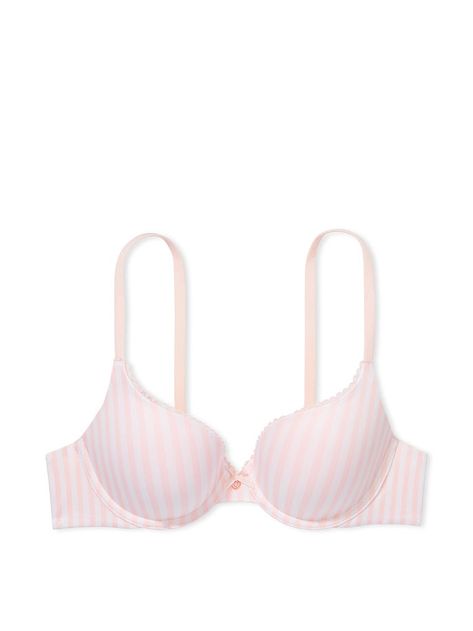 Push-Up Perfect Shape Bra - Body by Victoria - vs Pretty Bras, Xmas Wishlist, Vs Bras, Dr Wardrobe, Cute Bras, Elle Magazine, Pink And White Stripes, Racerback Bra, Dr Closet