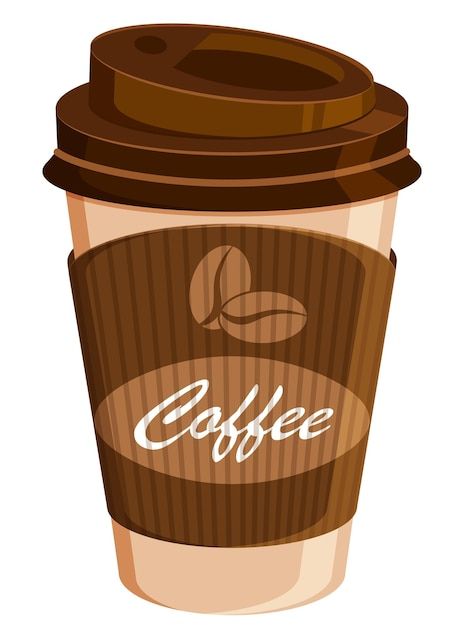 Vector paper coffee cup vector illustrat... | Premium Vector #Freepik #vector #coffee-beans #paper-coffee-cup #disposable-coffee-cup #coffee-cup-sleeve Coffee Cup Graphic, Coffee Cup Vector, Coffee Vector, Paper Coffee Cup, Cup Sleeve, Disposable Cups, Cup Coffee, Vector Illustrations, Paper Cup