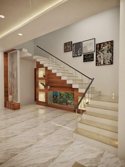 Room With Stairs, Staircase Interior, Staircase Interior Design, Staircase Design Modern, Stairs Design Interior, Escalier Design, House Balcony Design, House Balcony, Indian Home Design